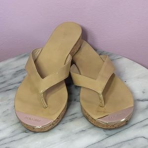 *Sold* Jimmy Choo Nude Patent Leather Sandals